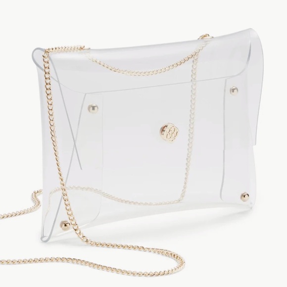 Kendra Scott Clear Crossbody Bag in Gold - Picture 3 of 3